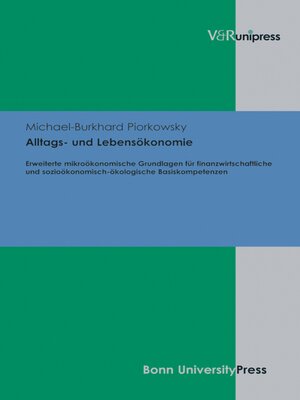 cover image of Alltags- und Lebensökonomie